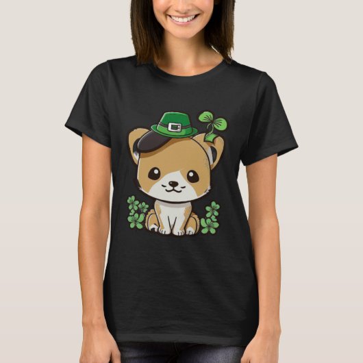 Lucky Green Proud Irish St Patricks Day Cat 1 Tシャツ (正面)