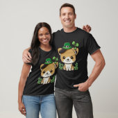 Lucky Green Proud Irish St Patricks Day Cat 1 Tシャツ (ユニセックス)