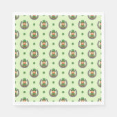 Lucky Green Vibes スタンダードランチョンナプキン (正面)