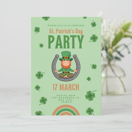 Lucky Green Vibes 招待状 (スタンド正面)