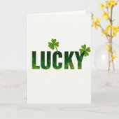 Lucky Greenery Greeting Card カード (黄色い花)