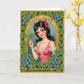 Lucky Greetings St Patricks Day Card カード (黄色い花)