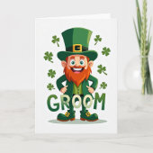 Lucky Groom Leprechaun Card カード (正面)