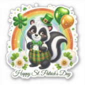Lucky Happy St. Patrick’s Day Sticker シール (正面)