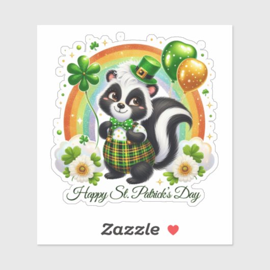 Lucky Happy St. Patrick’s Day Sticker シール (シート)