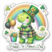 Lucky Happy St. Patrick’s Day Sticker シール (正面)