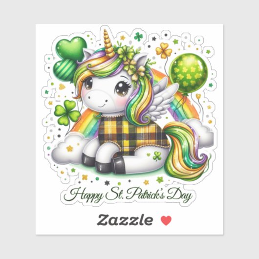Lucky Happy St. Patrick’s Day Sticker シール (シート)