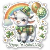 Lucky Happy St. Patrick’s Day Sticker シール (正面)