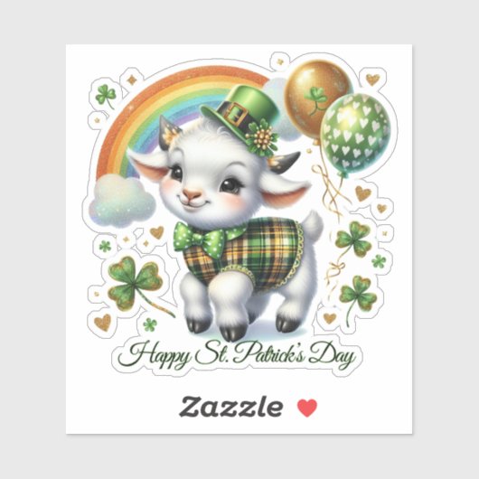 Lucky Happy St. Patrick’s Day Sticker シール (シート)