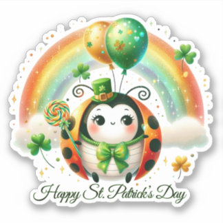 Lucky Happy St. Patrick’s Day Sticker シール