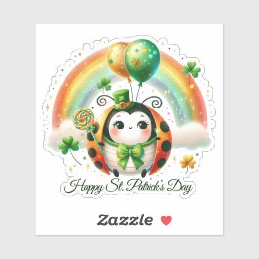 Lucky Happy St. Patrick’s Day Sticker シール (シート)