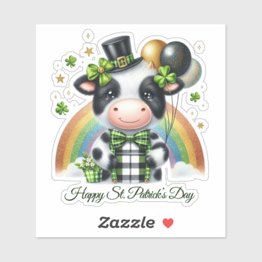 Lucky Happy St. Patrick’s Day Sticker シール (シート)