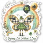Lucky Happy St. Patrick’s Day Sticker シール (正面)