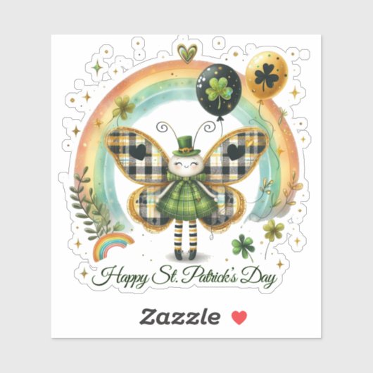 Lucky Happy St. Patrick’s Day Sticker シール (シート)