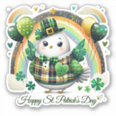 Lucky Happy St. Patrick’s Day Sticker シール (正面)