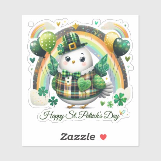 Lucky Happy St. Patrick’s Day Sticker シール (シート)