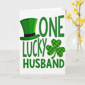 Lucky Husband Green Art Card カード (黄色い花)