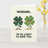 Lucky Husband Kraft Paper Look Card カード (黄色い花)