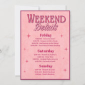 Lucky in Love  Bachelorette  招待状 (裏面)