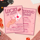 Lucky in Love Bachelorette 招待状