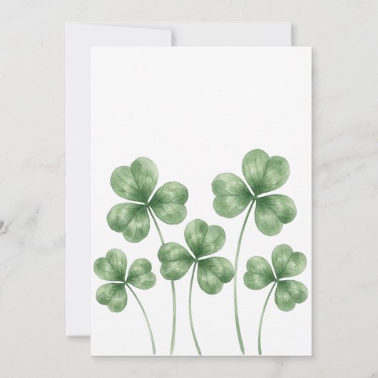 Lucky in Love Bridal Shower Invitation 招待状 (裏面)