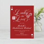 Lucky In Love Casino Bachelorette Weekend Party 招待状 (スタンド正面)