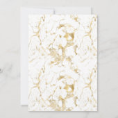 Lucky in Love Gold Shamrock Engagement Party 招待状 (裏面)