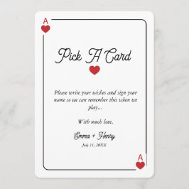 Lucky in Love Grab a Card Display card サンキューカード