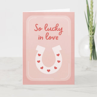 Lucky in Love Greeting Card カード