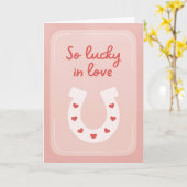 Lucky in Love Greeting Card カード (黄色い花)