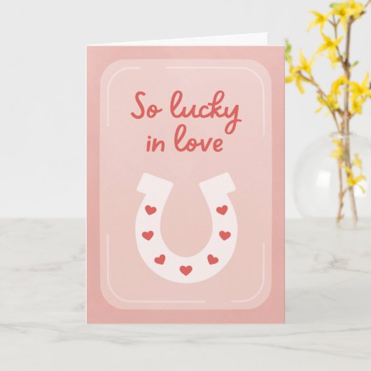 Lucky in Love Greeting Card カード (黄色い花)