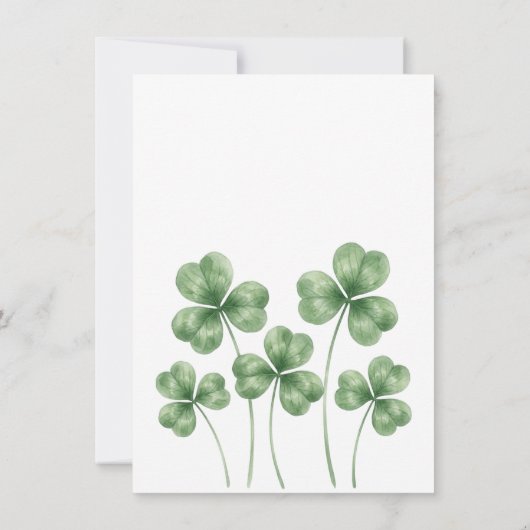 Lucky in Love How Well Do You Know the Bride Game 招待状 (裏面)