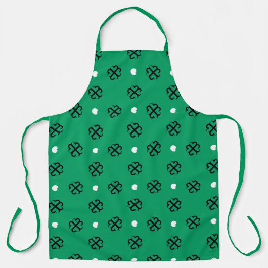 Lucky in Love Shamrock Apron エプロン (正面)