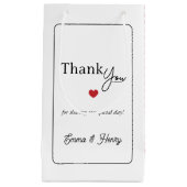 Lucky in Love Wedding  スモールペーパーバッグ (正面)