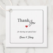 Lucky in Love Wedding  フェイバータグ (正面)