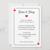 Lucky in Love Wedding Invitation 招待状 (正面)