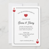 Lucky in Love Wedding Invitation  招待状 (正面)