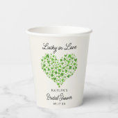 Lucky In St. Patrick's Day Wedding Shower 紙コップ (裏面)