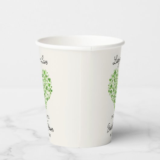 Lucky In St. Patrick's Day Wedding Shower 紙コップ (右)