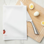 "Lucky Lady" Ladybug Kitchen Towel キッチンタオル (四つ折り)