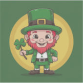Lucky Leprechaun and Clover シール (正面)