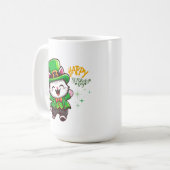Lucky Leprechaun Cat コーヒーマグカップ (正面左)