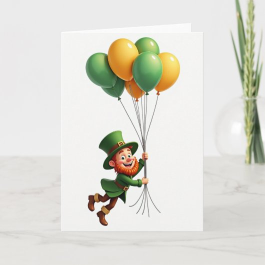 Lucky Leprechaun Fun Time Card カード (正面)