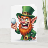 Lucky Leprechaun Golf Ball Card カード (正面)