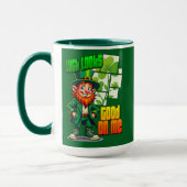 Lucky Leprechaun St Patrick’s Day Shirt – caneca マグカップ (左)
