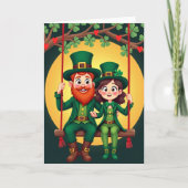 Lucky Leprechauns Love Card カード (正面)