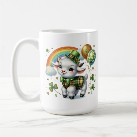 Lucky Little Goat コーヒーマグカップ (左)