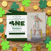 Lucky Little Shamrock 1st Birthday Photo 実在