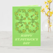 Lucky Loops St. Patrick’s Day Card カード (黄色い花)