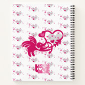 LUCKY LOVE ELEPHANT CUPID ELEPHANT BY MASANSER ノートブック (裏面)